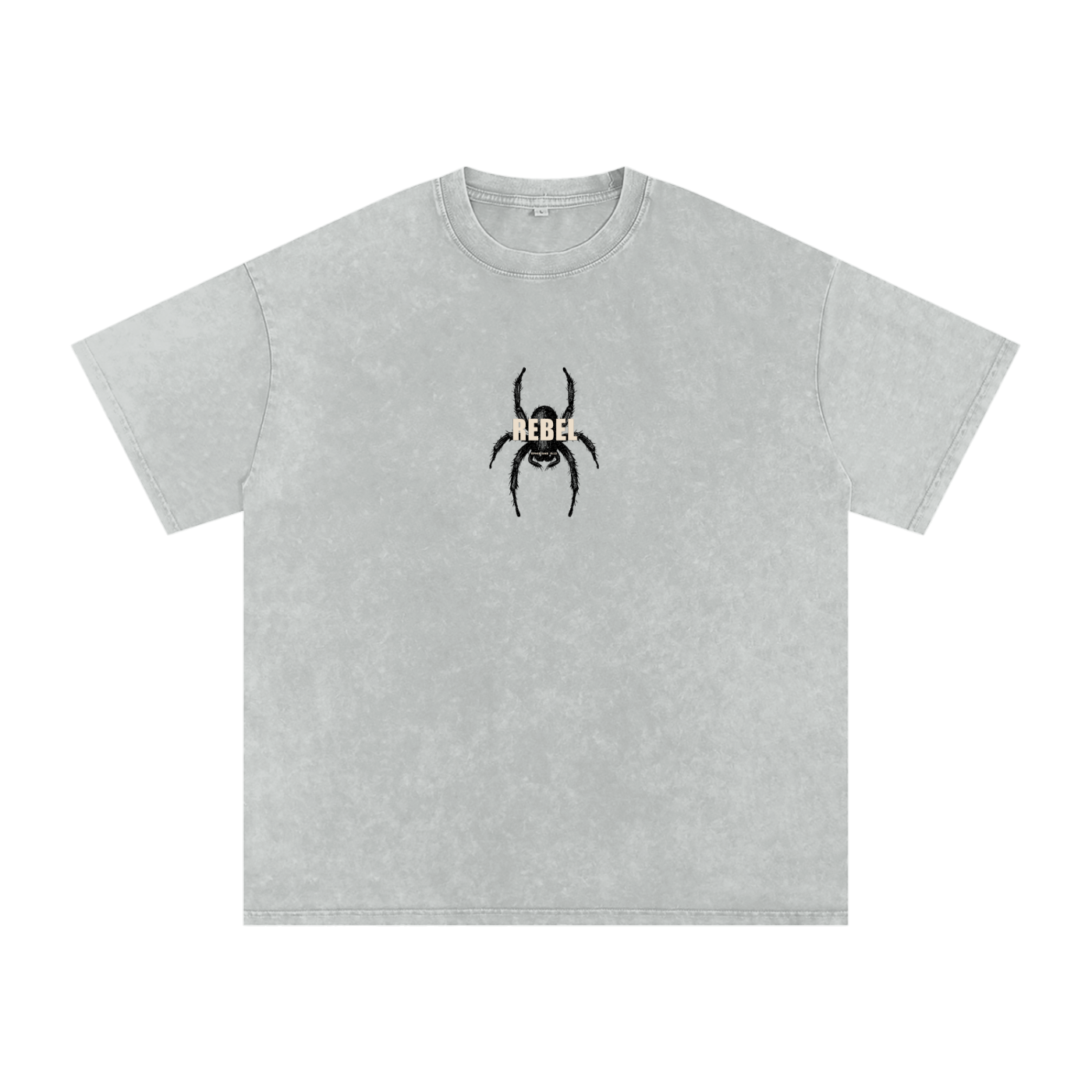 RBL Spired - Christian Snow Washed Oversized Cotton T-Shirt