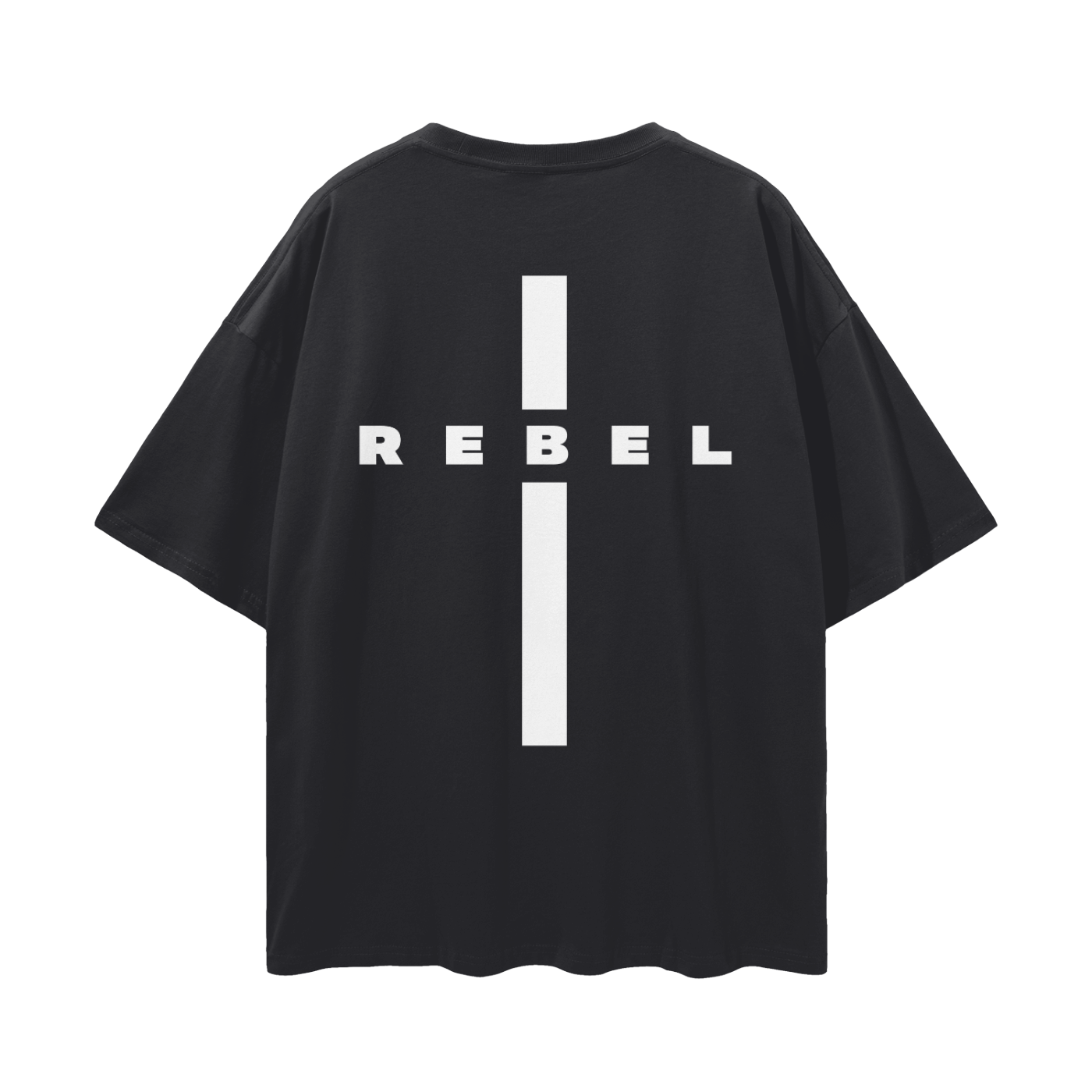Rebel Cross - Christian Streetwear Loose Drop Shoulder T-Shirt