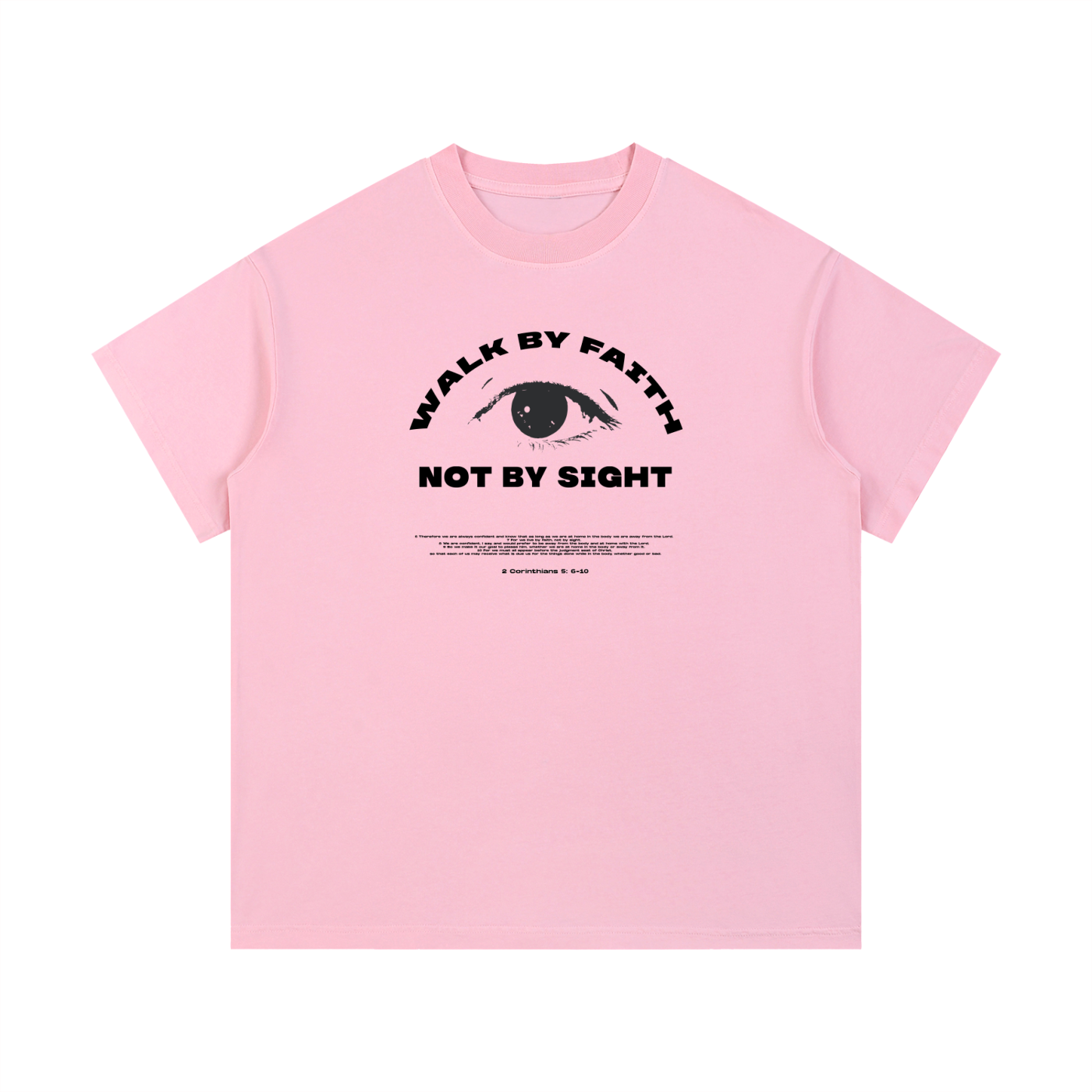 Walk by Faith - Christian Vintage Wash Cotton T-Shirt