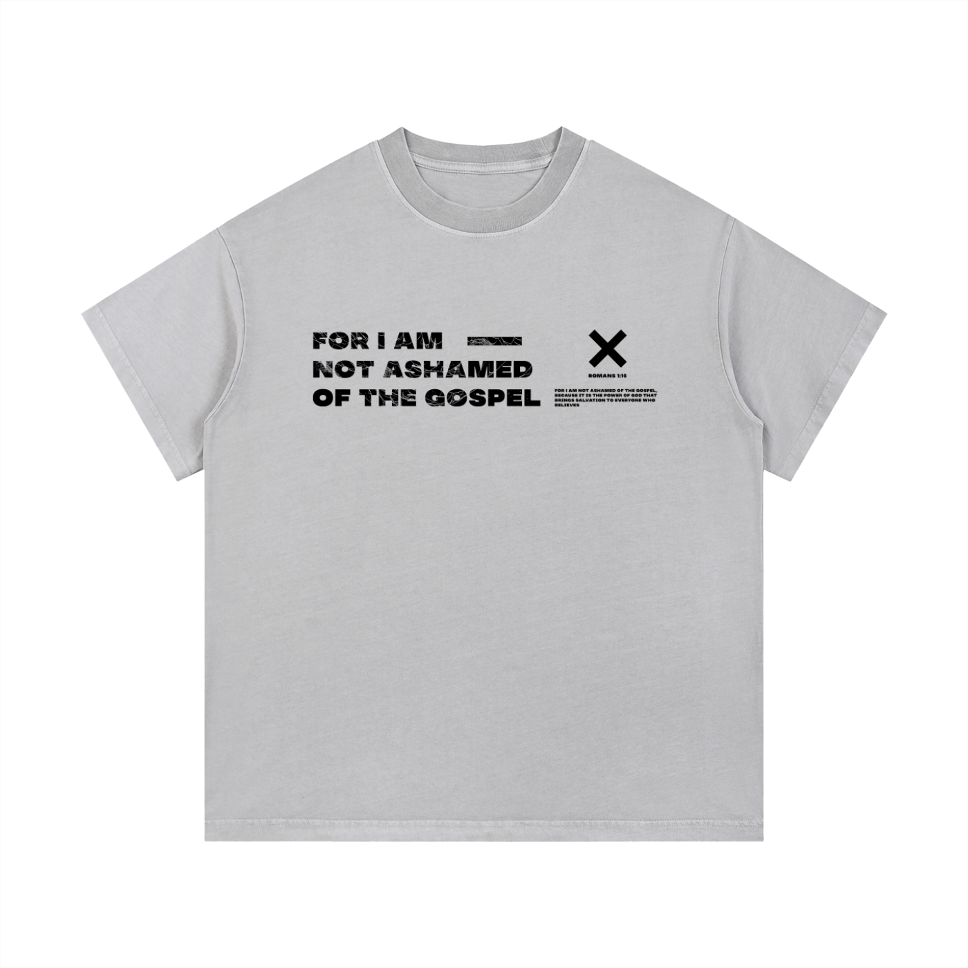Not Ashamed - Christian Vintage Wash Cotton T-Shirt