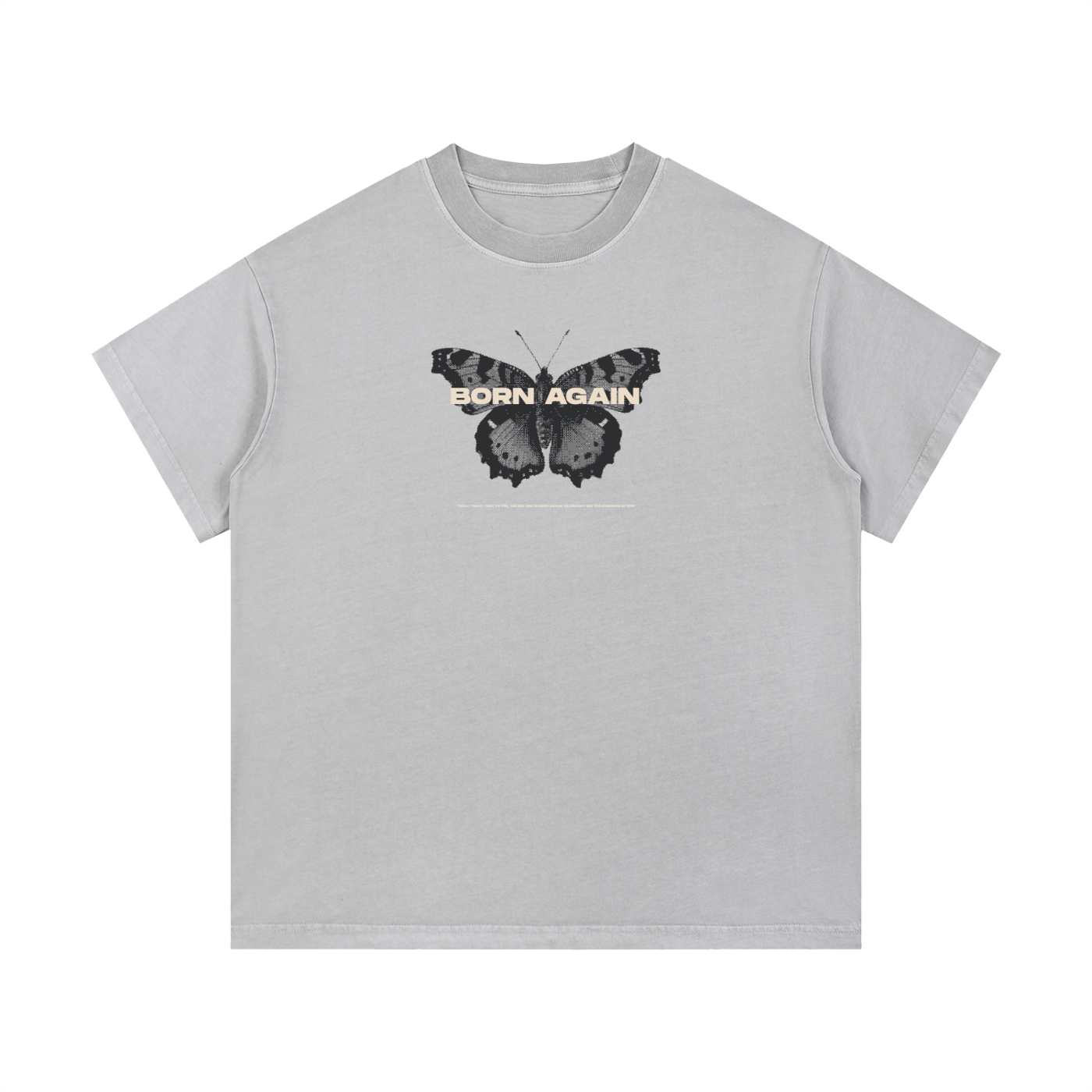 Born Again - Christian Vintage Wash Cotton T-Shirt