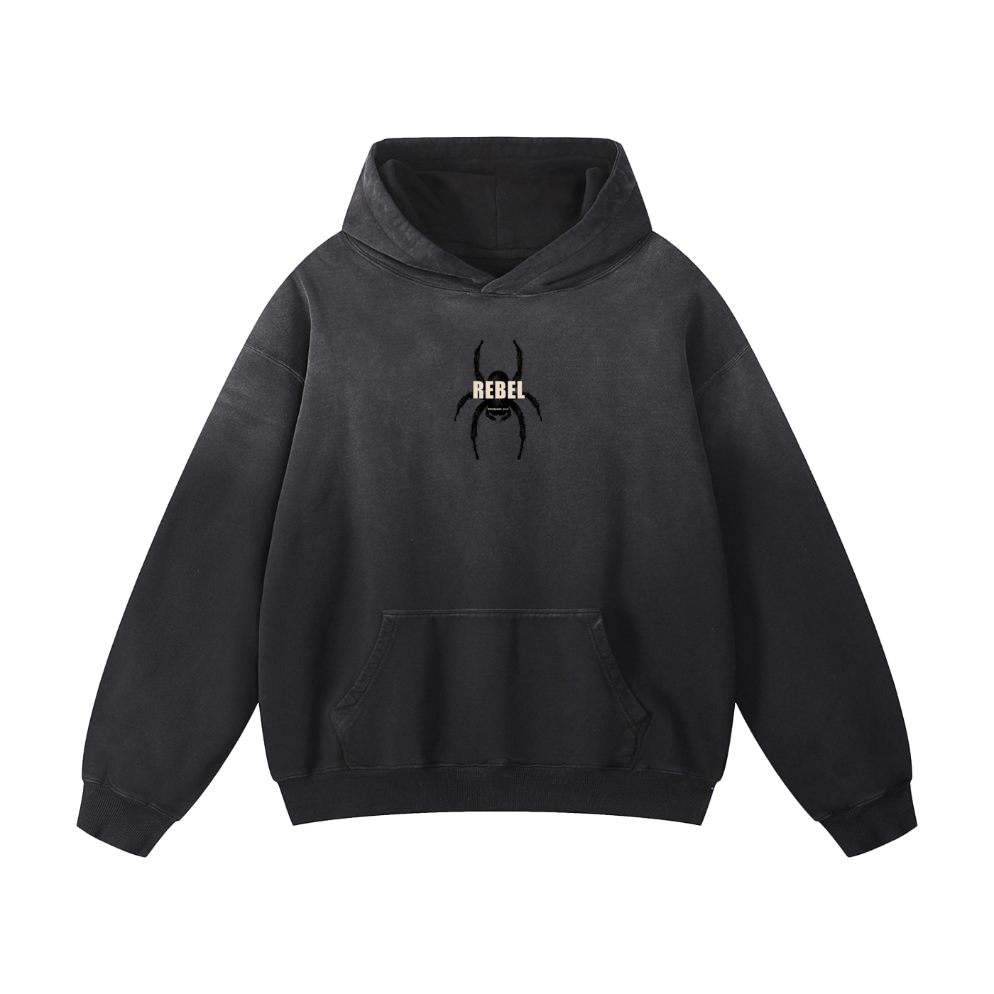 REBEL eph.6:12 - Christian Heavyweight Sunfade Oversized Hoodie