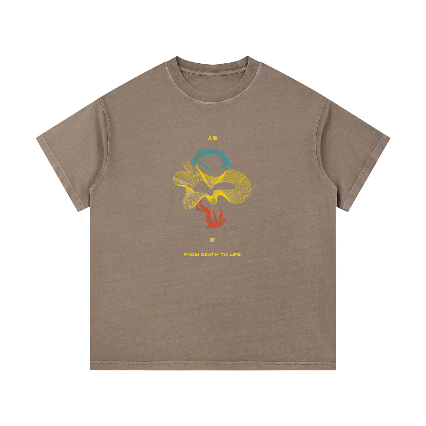 From death to Life -Christian Vintage Wash Cotton T-Shirt