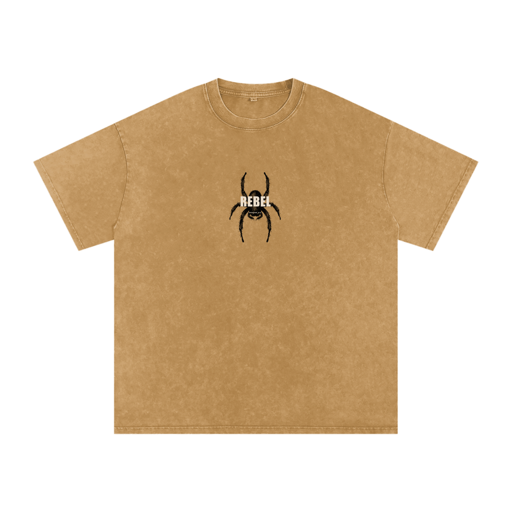 RBL Spired - Christian Snow Washed Oversized Cotton T-Shirt