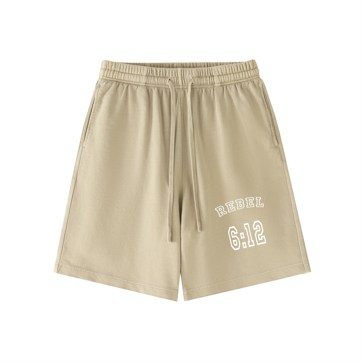 REBEl 6:12 - Christian Vintage Wash Cotton Shorts