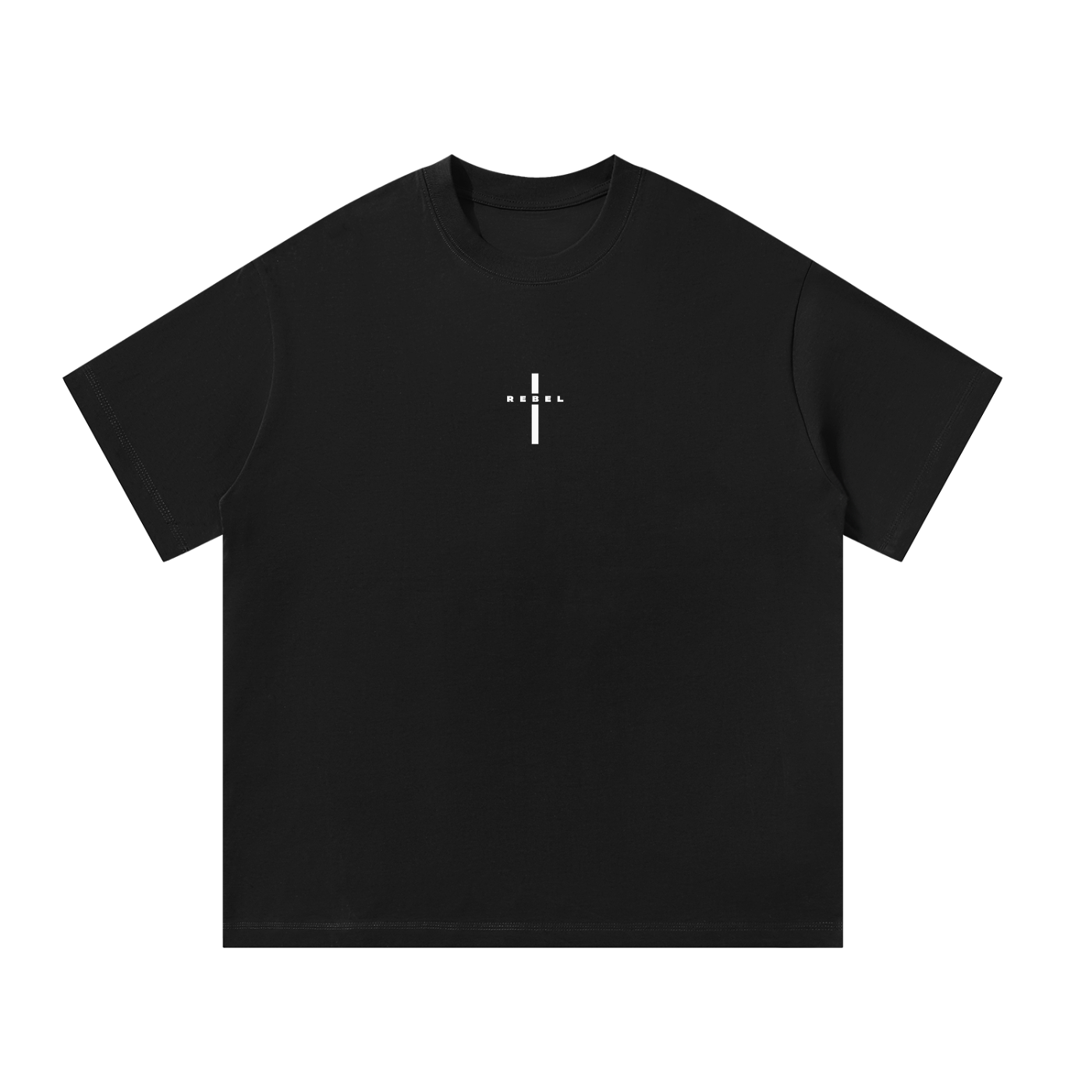 REBEL Cross - Christian Oversized Streetwear T-Shirt