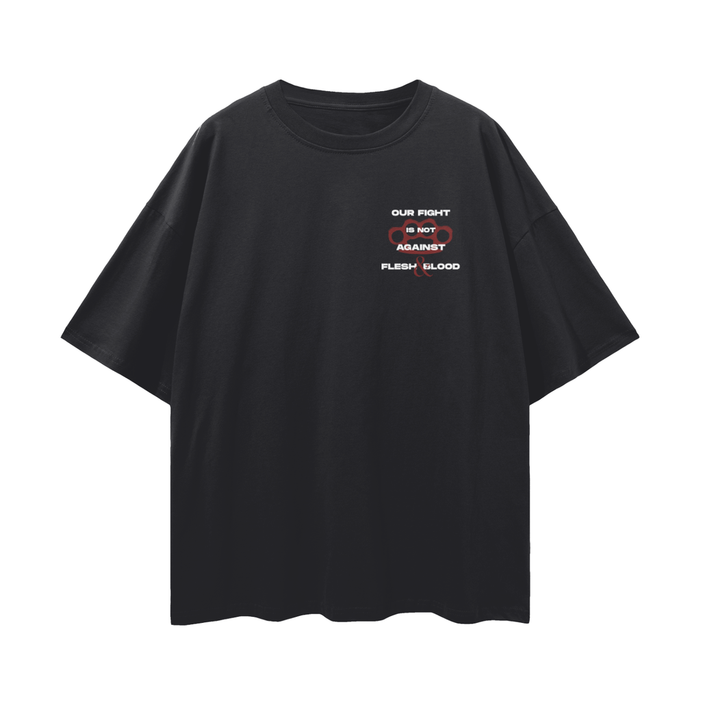 Our Fight - Christian Streetwear Loose Drop Shoulder T-Shirt