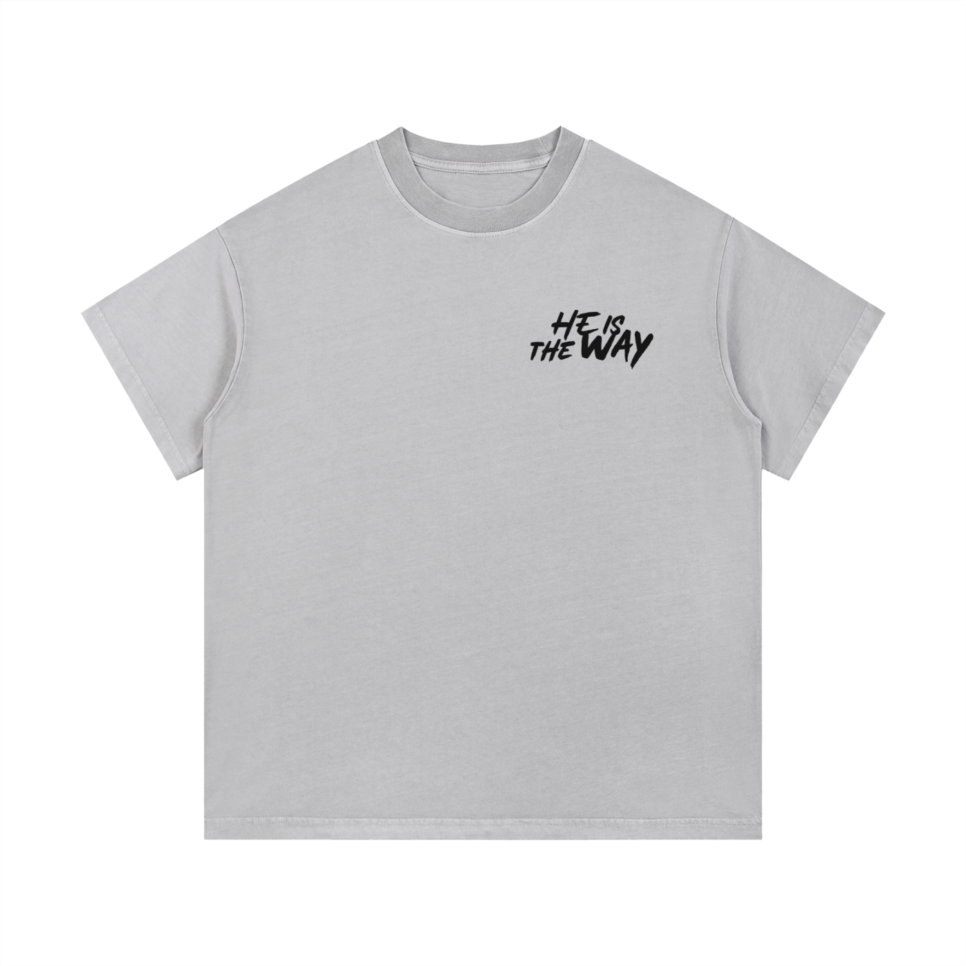 He is the Way - Christian Vintage Wash Cotton T-Shirt