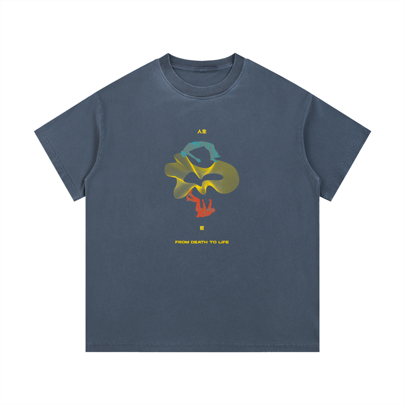 From death to Life -Christian Vintage Wash Cotton T-Shirt