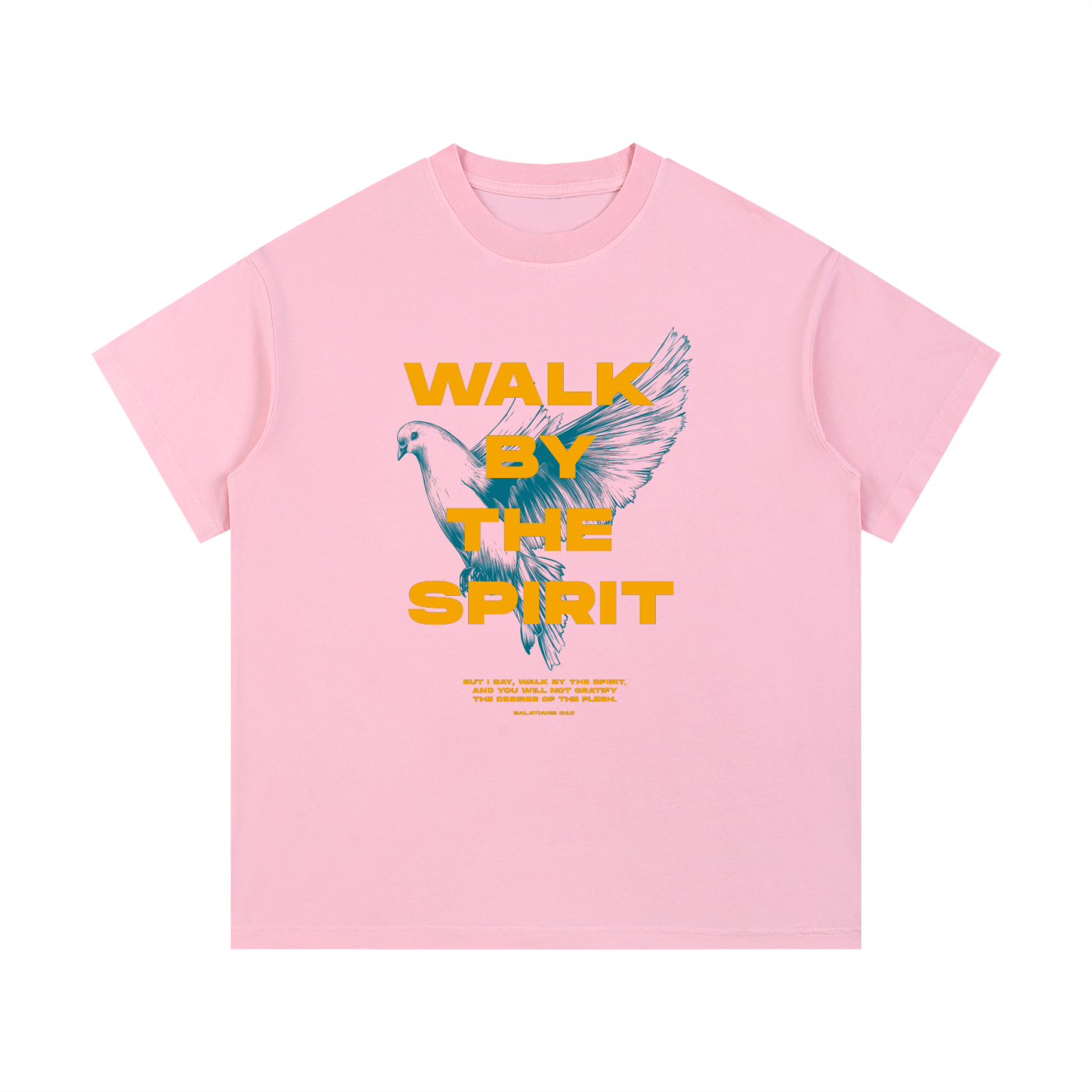 Walk by the Spirit - Christian Vintage Wash Cotton T-Shirt