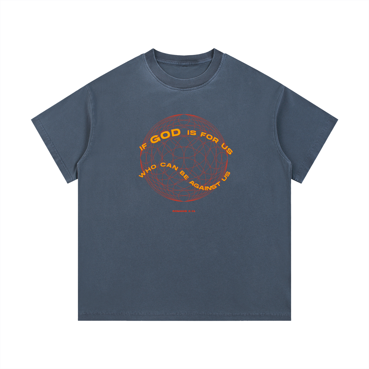 If God is for Us -Christian Vintage Wash Cotton T-Shirt