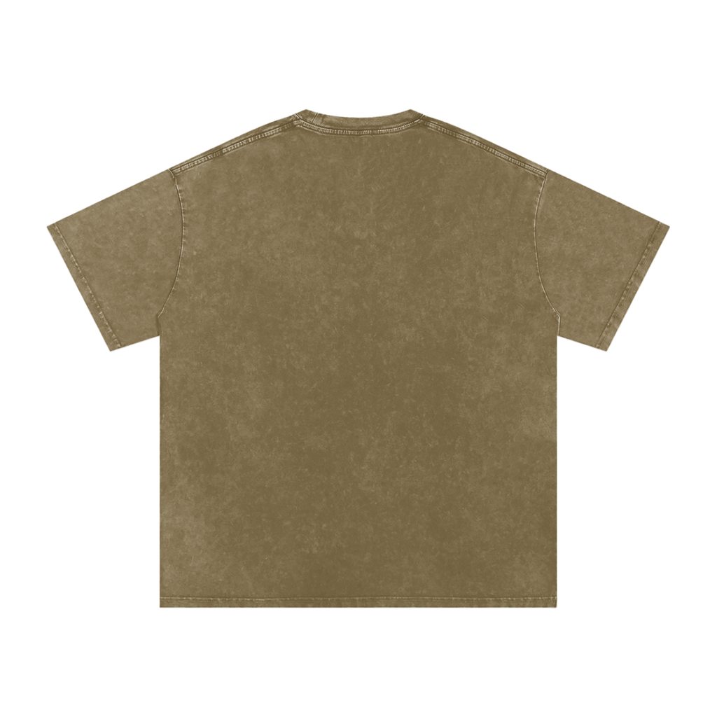RBL Spired - Christian Snow Washed Oversized Cotton T-Shirt