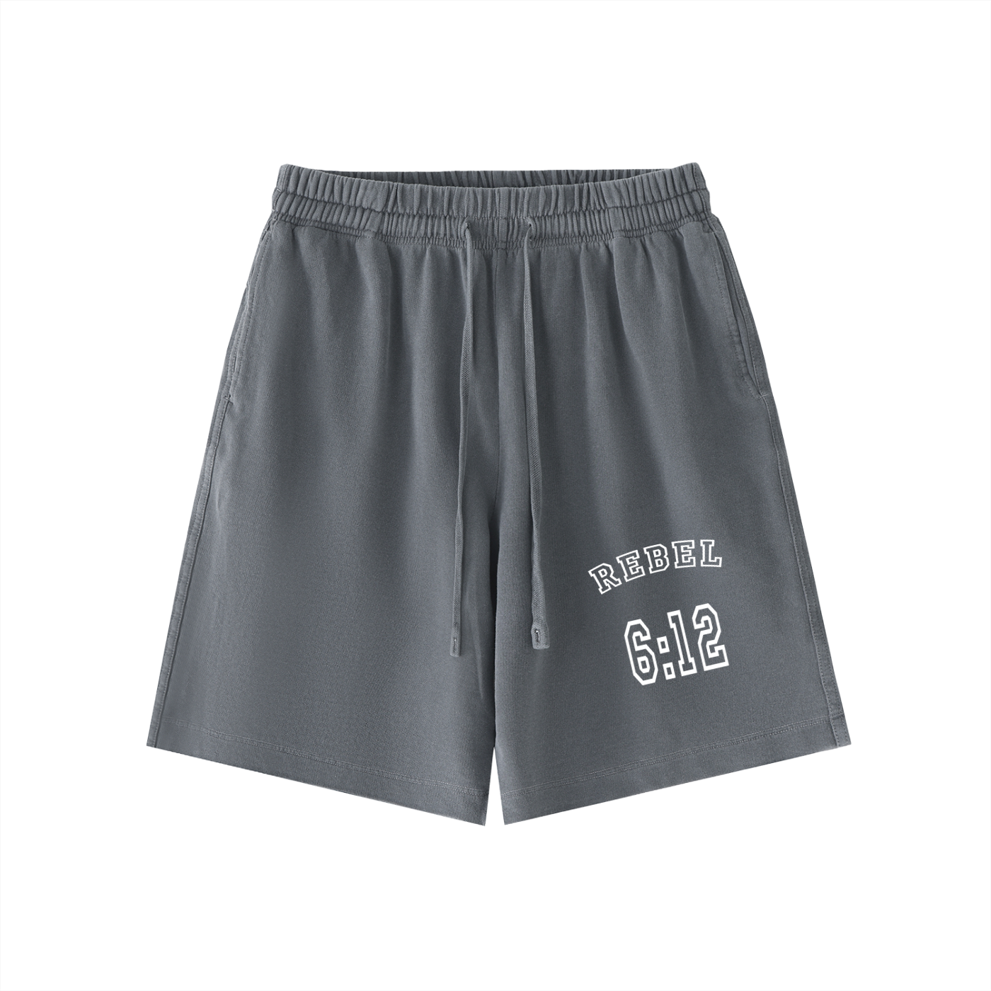 REBEl 6:12 - Christian Vintage Wash Cotton Shorts