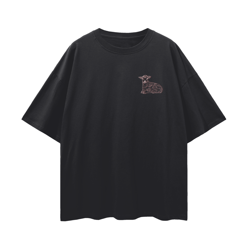 Loyal to the Lamb - Christian Streetwear Loose Drop Shoulder T-Shirt