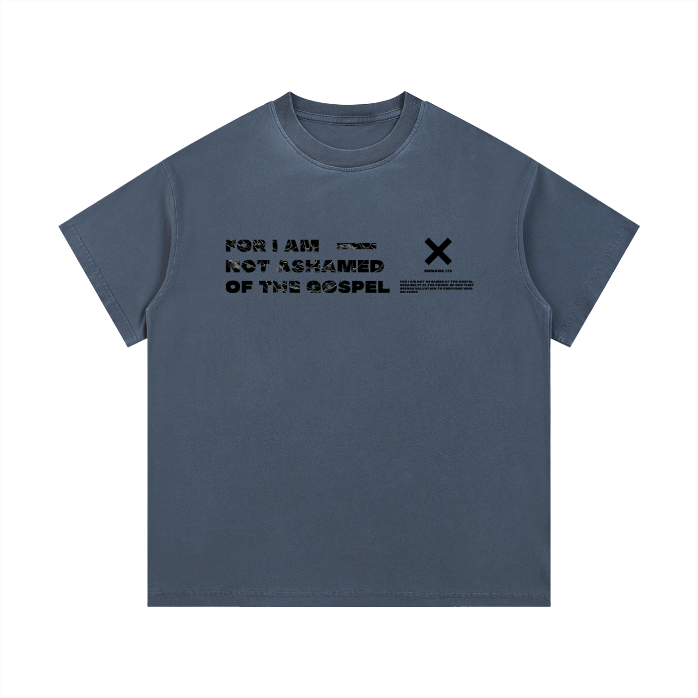 Not Ashamed - Christian Vintage Wash Cotton T-Shirt