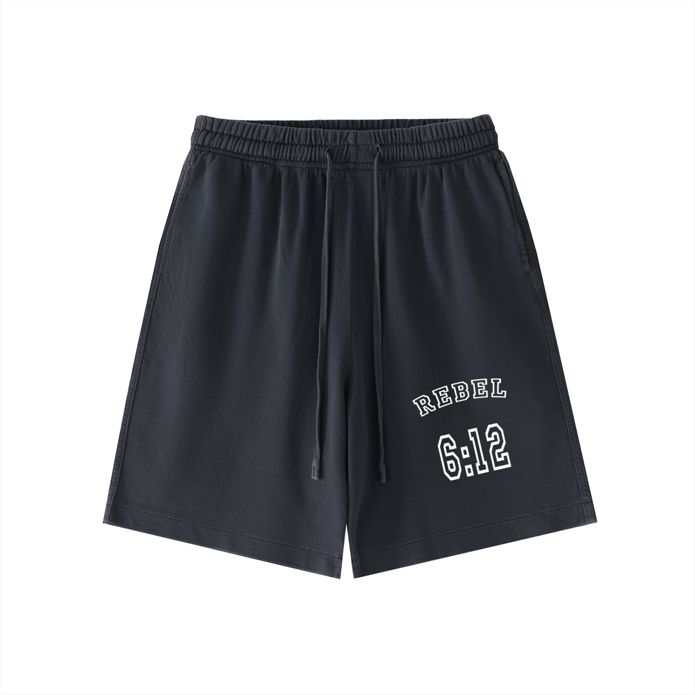 REBEl 6:12 - Christian Vintage Wash Cotton Shorts