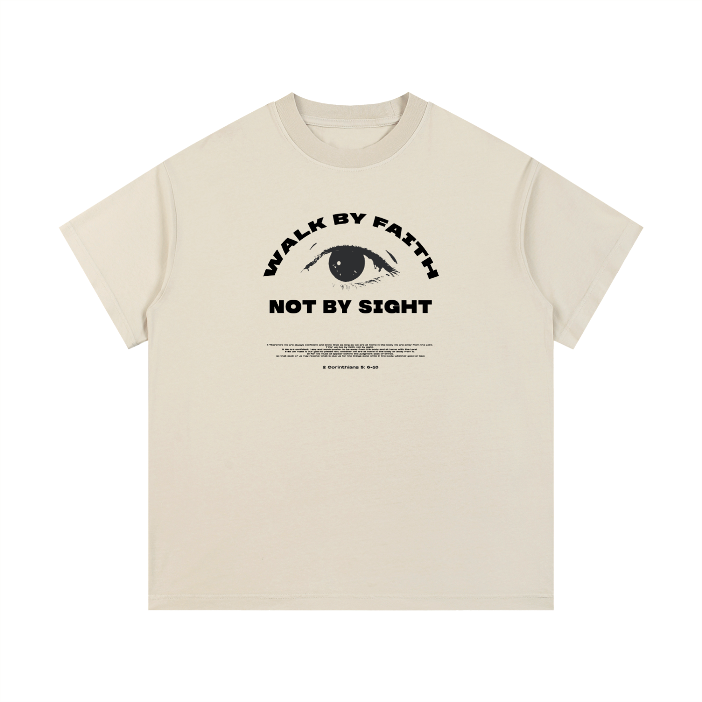 Walk by Faith - Christian Vintage Wash Cotton T-Shirt
