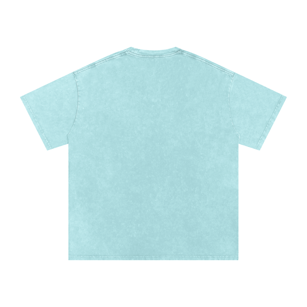 RBL Spired - Christian Snow Washed Oversized Cotton T-Shirt
