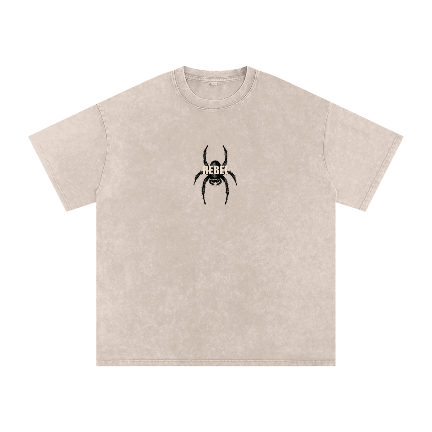 RBL Spired - Christian Snow Washed Oversized Cotton T-Shirt