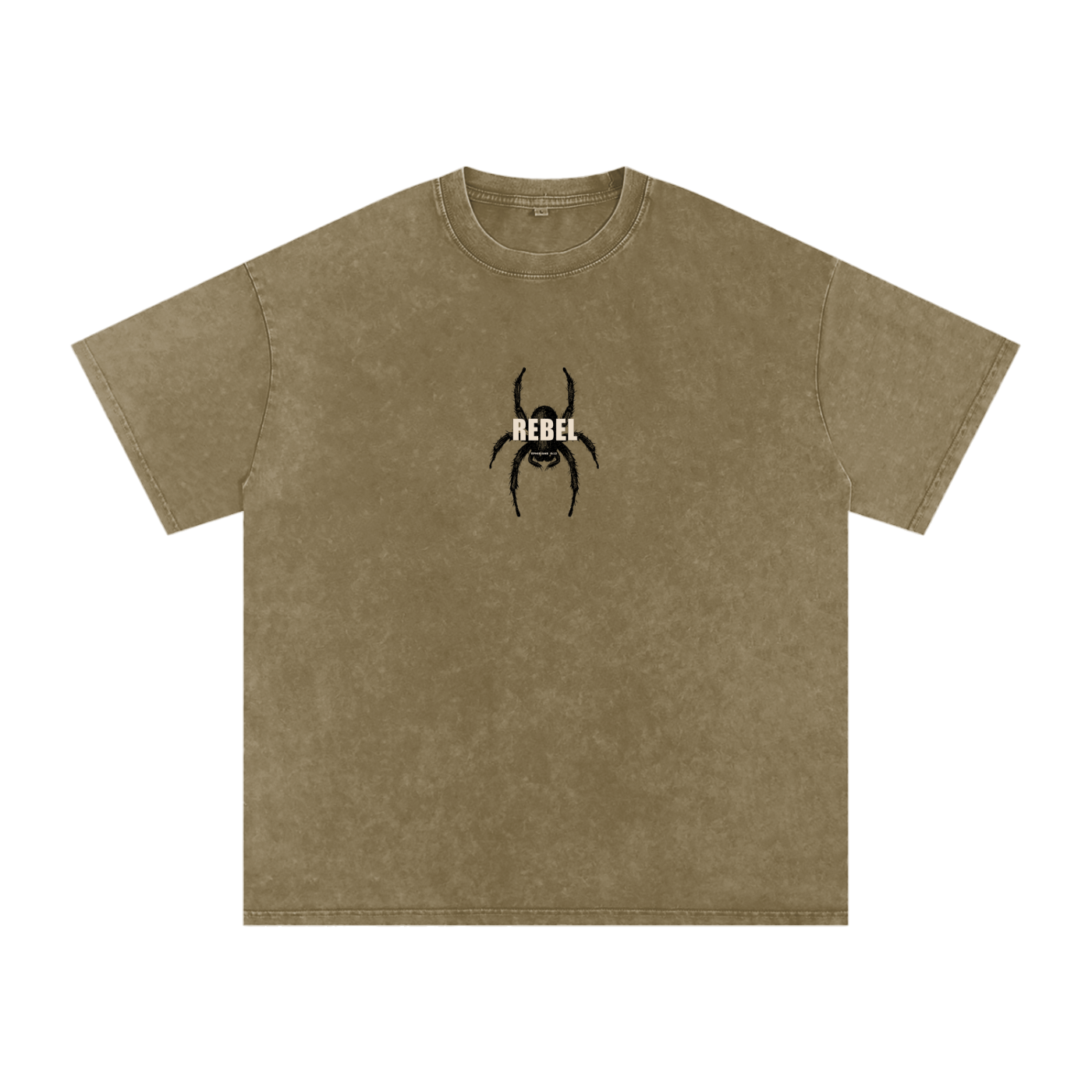 RBL Spired - Christian Snow Washed Oversized Cotton T-Shirt