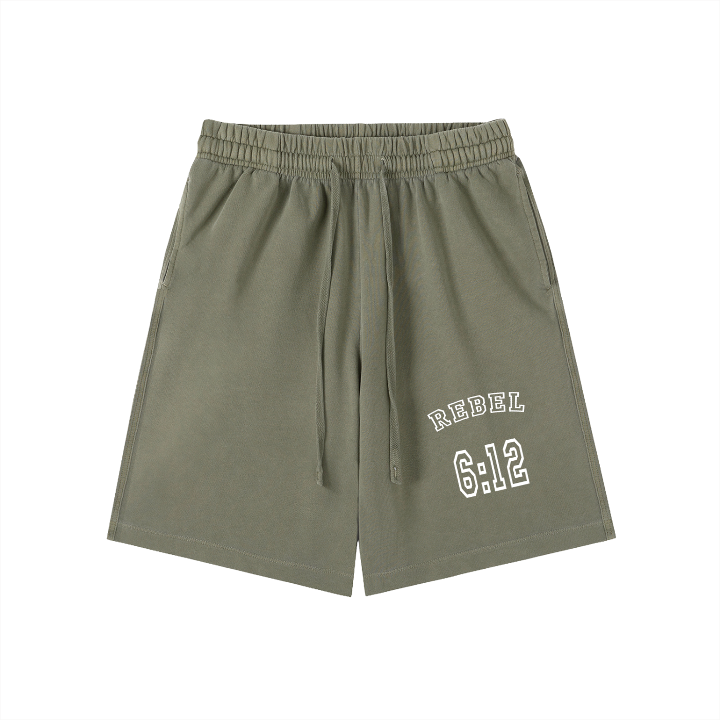 REBEl 6:12 - Christian Vintage Wash Cotton Shorts