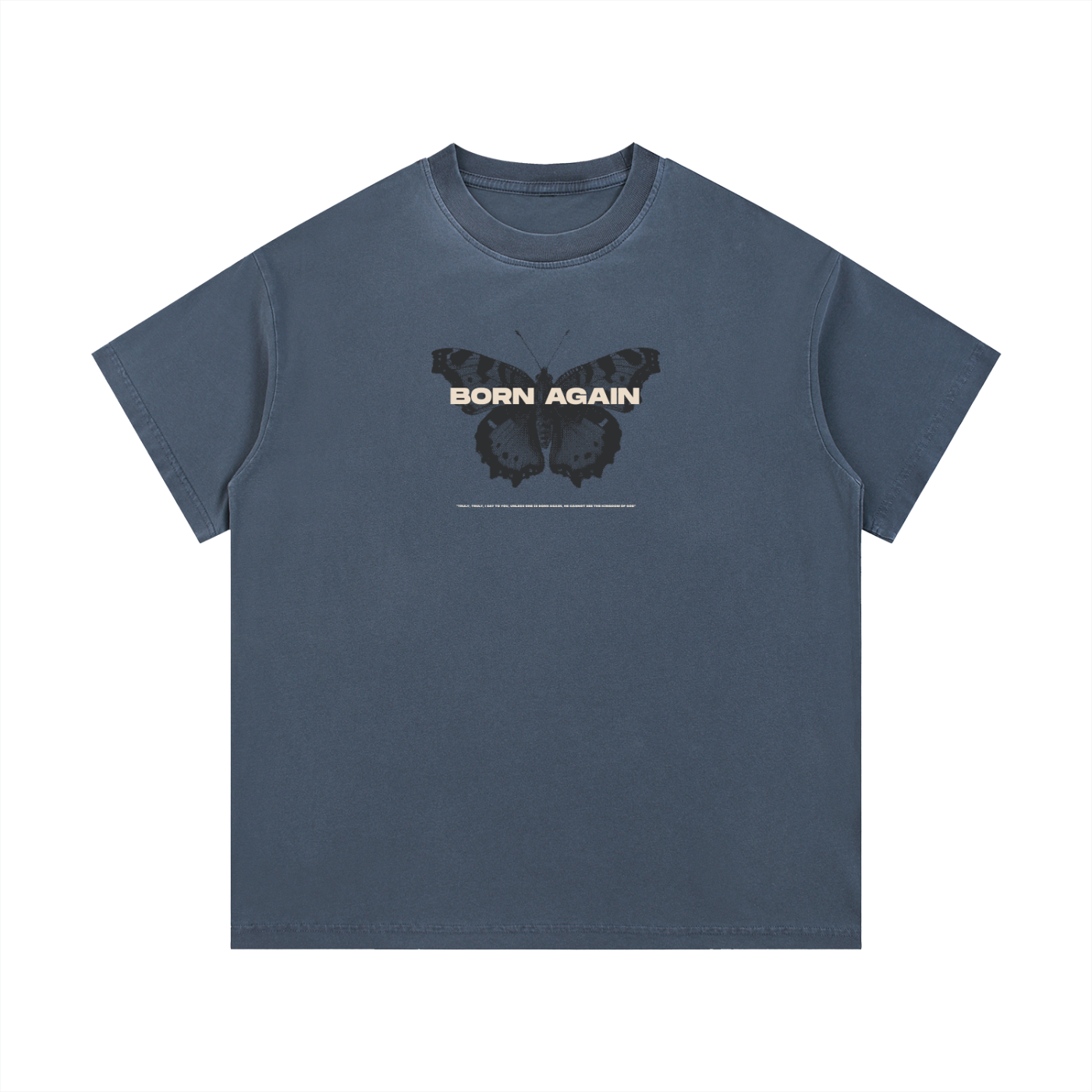 Born Again - Christian Vintage Wash Cotton T-Shirt