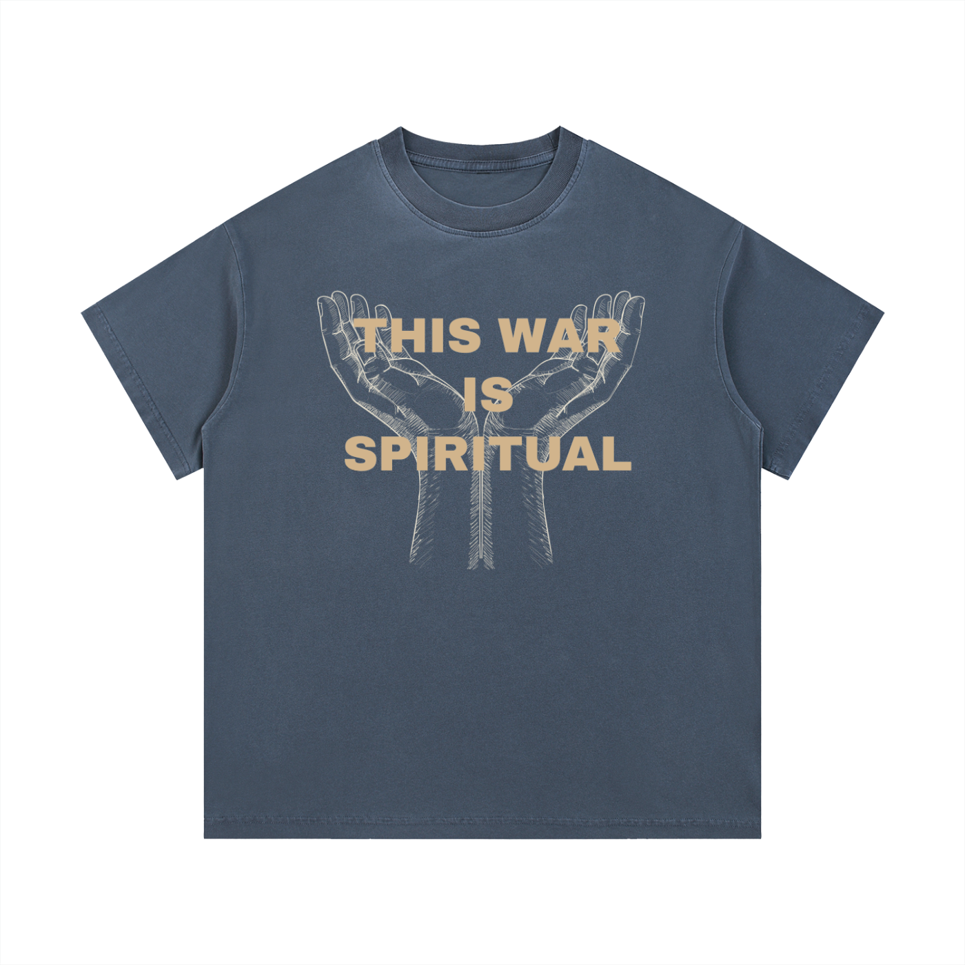 This War is Spiritual - Christian Vintage Wash Cotton T-Shirt