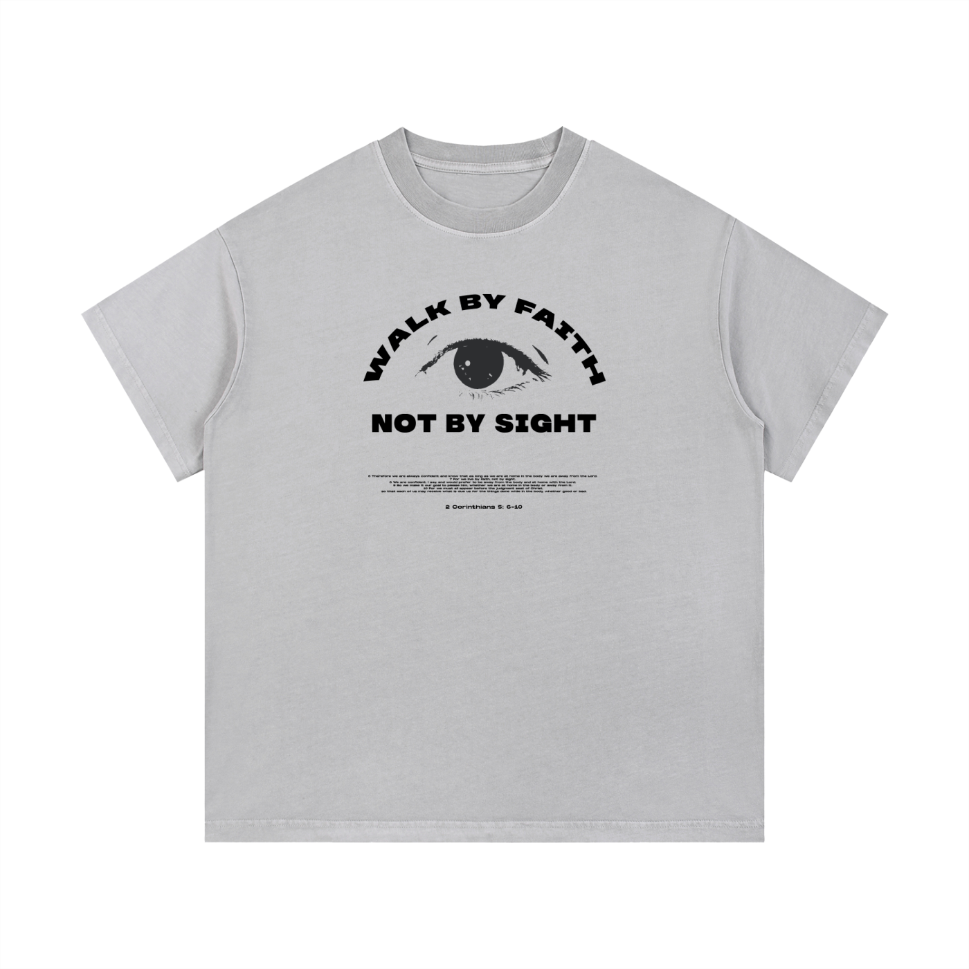 Walk by Faith - Christian Vintage Wash Cotton T-Shirt