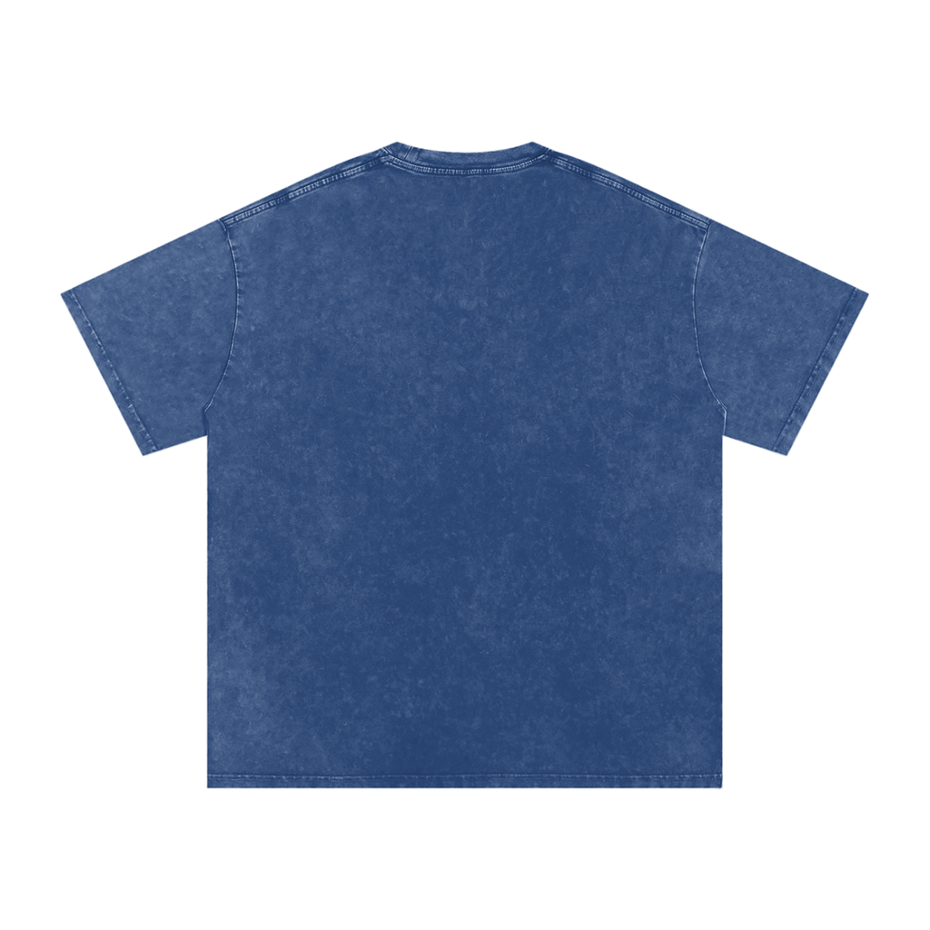 Thank God I woke up this morning - Christian Snow Washed Oversized Cotton T-Shirt