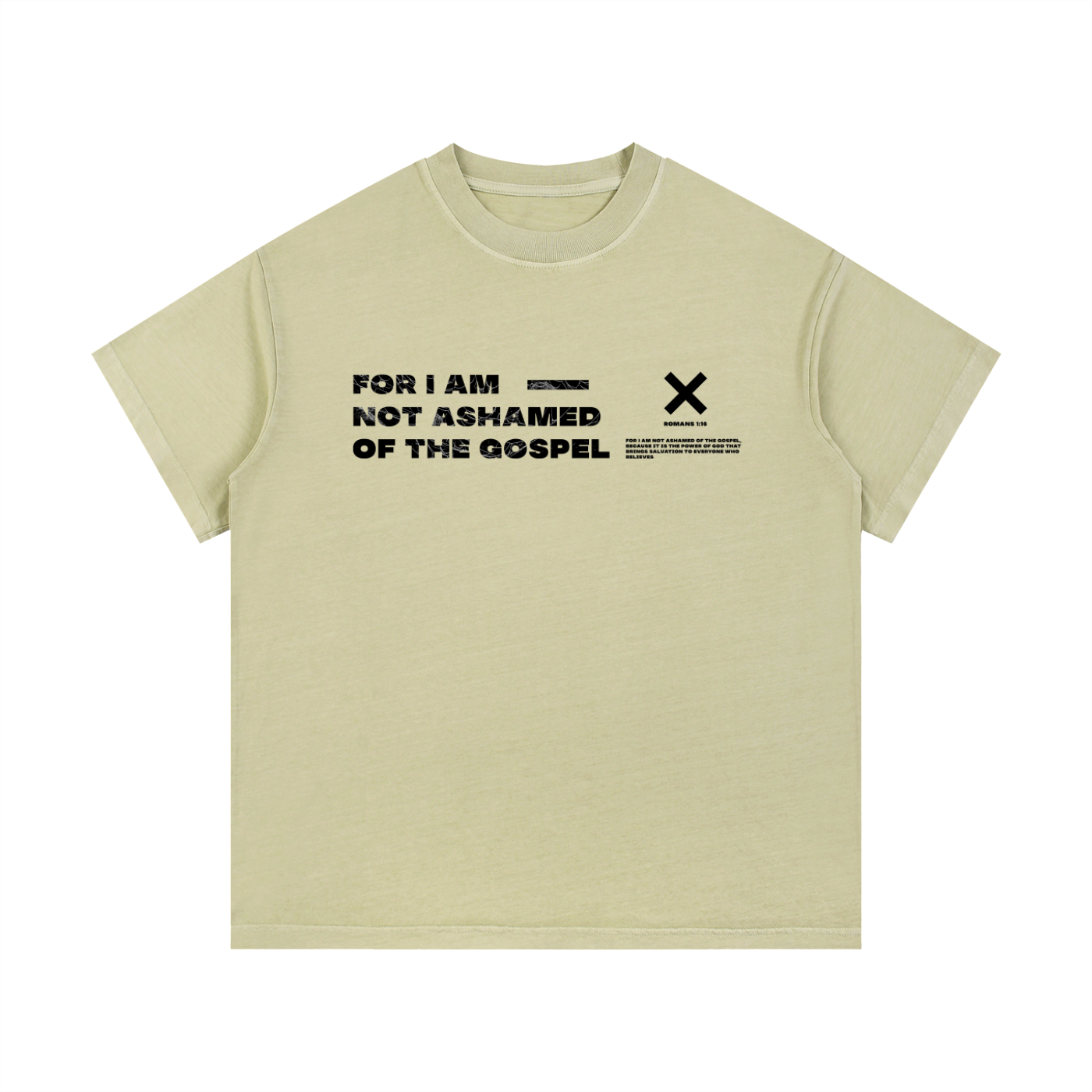 Not Ashamed - Christian Vintage Wash Cotton T-Shirt
