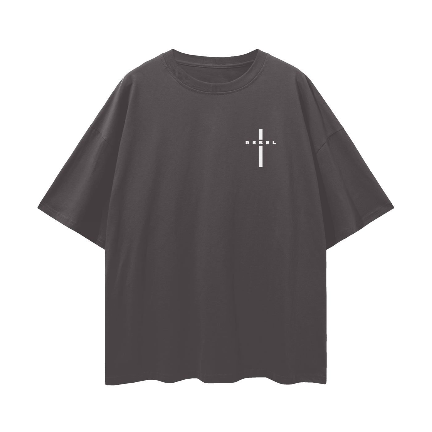 Rebel Cross - Christian Streetwear Loose Drop Shoulder T-Shirt