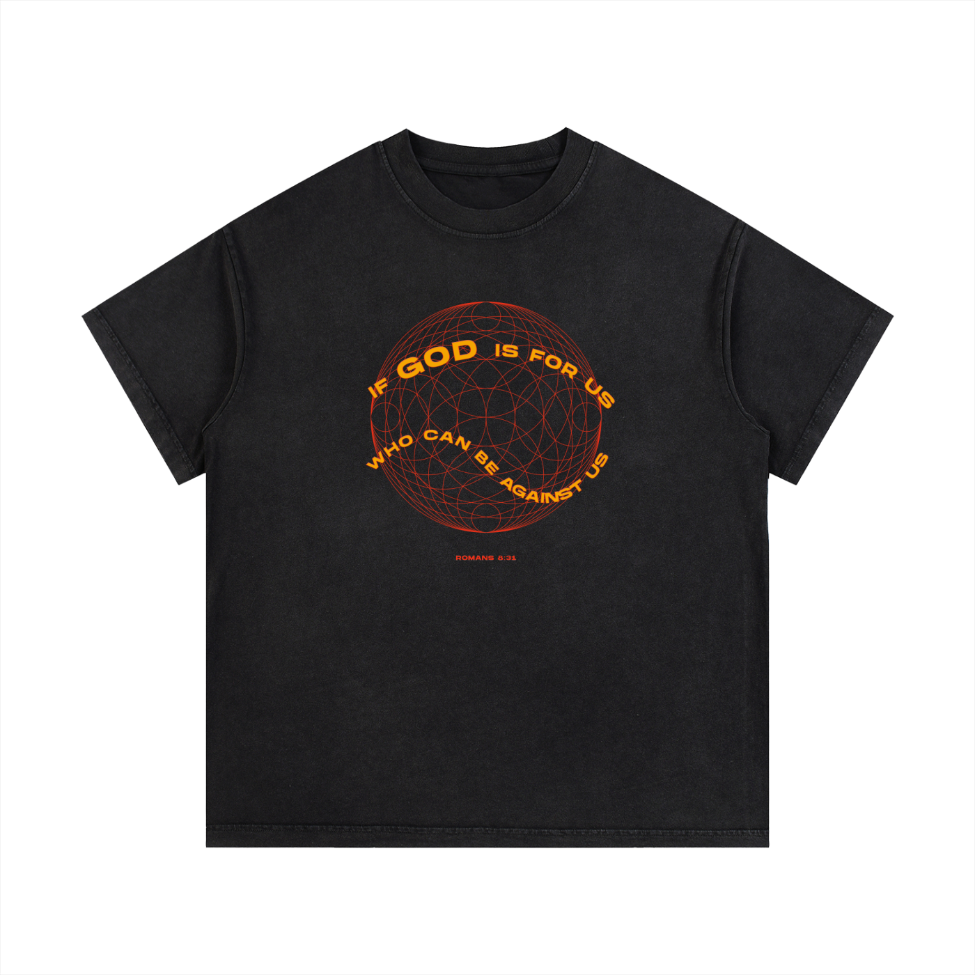 If God is for Us -Christian Vintage Wash Cotton T-Shirt