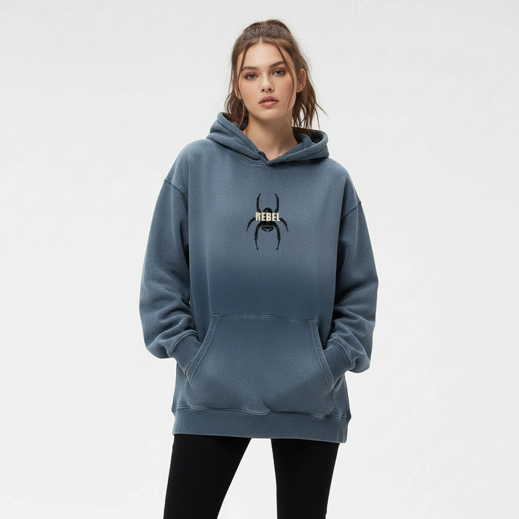 REBEL eph.6:12 - Christian Heavyweight Sunfade Oversized Hoodie