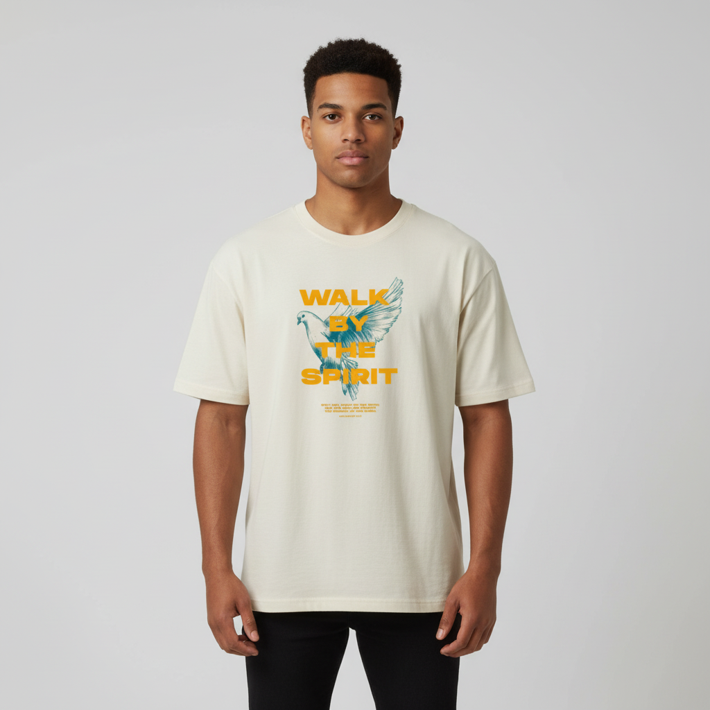 Walk by the Spirit - Christian Vintage Wash Cotton T-Shirt